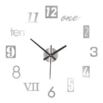Modern Design Large Wall Clock 3D DIY Quartz Clocks Fashion Watches Acrylic Mirror Stickers Living Room Home Decor Horloge - Image 5