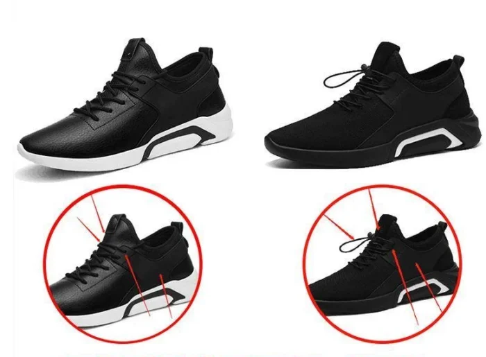 New Flats Moccasins Male Footwear Brand Leather Black Men Casual Shoes #7762141111111 - Image 3