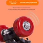 G Duck Mini Cartoon Skateboard For Children Four Wheel Beginner Double Kick Board Baby Toy Carriage Skating Board Accessories - Image 3