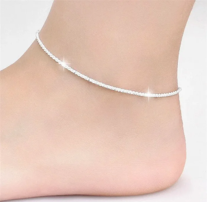 2023 New Popular Silver Colour Sparkling Clavicle Chain Choker Necklace For Women Fine Jewelry Wedding Party Gift - Image 8