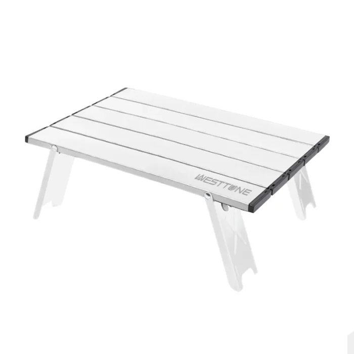 WESTTUNE Mini Camping Table Ultralight Portable Aluminum Alloy Outdoor Table Roll-Up Folding Table for Backpacking Picnic BBQ - Image 10