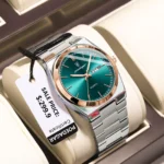 POEDAGAR Luxury Watch For Man Waterproof Luminous Date Week Stainless Steel Men Watch Casual Quartz Men's Watches Male Clock+box - Image 9