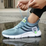 Men Casual Sport Shoes Breathable Lightweight Sneakers Outdoor Mesh Black Running Shoes Athletic Jogging Tenis Walking Shoes - Image 11