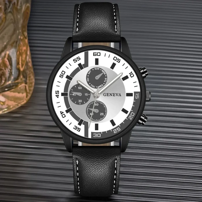 Quartz Watches for Men Leather Strap Wristwatches Relogios Top Luxury Brand Man Watch Business Men Clock Gift Reloj Hombres - Image 4