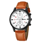 4/2/1pcs Men Sports Watches Set Man Business Quartz Wristwatch Luxury Brown Leather Bracelet Men Casual Clock Watch（no Box） - Image 16