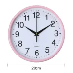 Wall Clock Ornament Modern Wall Clock High-precision Non-ticking Quartz Wall Clock Sleek Round Design Battery Operated for Easy - Image 3