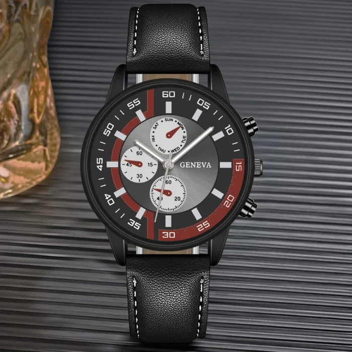 Quartz Watches for Men Leather Strap Wristwatches Relogios Top Luxury Brand Man Watch Business Men Clock Gift Reloj Hombres - Image 3
