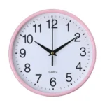 Wall Clock Ornament Modern Wall Clock High-precision Non-ticking Quartz Wall Clock Sleek Round Design Battery Operated for Easy