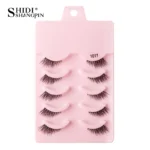 Half Fake Eyelashes 5/10 Half Lashes Soft Natural Cat Eye Lashes Makeup Tool Extension Fluffy Faux Cils maquiagem Half Lashes - Image 23