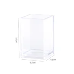 3 Holes Transparent Acrylic Makeup Brush Tool Cosmetic Makeup Storage Box Case Make-up Brush Holder Table Organizer Make Up Tool - Image 7