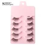 Half Fake Eyelashes 5/10 Half Lashes Soft Natural Cat Eye Lashes Makeup Tool Extension Fluffy Faux Cils maquiagem Half Lashes - Image 20