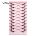 Half Fake Eyelashes 5/10 Half Lashes Soft Natural Cat Eye Lashes Makeup Tool Extension Fluffy Faux Cils maquiagem Half Lashes - Image 26