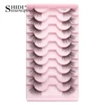 Half Fake Eyelashes 5/10 Half Lashes Soft Natural Cat Eye Lashes Makeup Tool Extension Fluffy Faux Cils maquiagem Half Lashes - Image 10