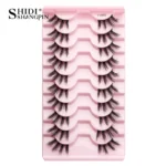 Half Fake Eyelashes 5/10 Half Lashes Soft Natural Cat Eye Lashes Makeup Tool Extension Fluffy Faux Cils maquiagem Half Lashes - Image 13