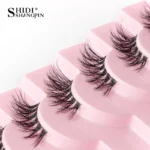 Half Fake Eyelashes 5/10 Half Lashes Soft Natural Cat Eye Lashes Makeup Tool Extension Fluffy Faux Cils maquiagem Half Lashes - Image 2