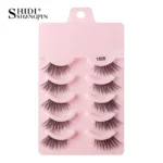 Half Fake Eyelashes 5/10 Half Lashes Soft Natural Cat Eye Lashes Makeup Tool Extension Fluffy Faux Cils maquiagem Half Lashes - Image 16