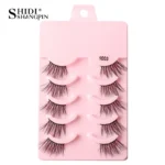 Half Fake Eyelashes 5/10 Half Lashes Soft Natural Cat Eye Lashes Makeup Tool Extension Fluffy Faux Cils maquiagem Half Lashes - Image 21