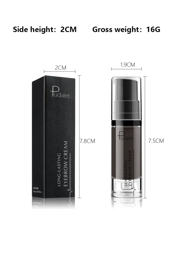 Pudaier Make Up Eye Brow Eyebrow Gel Natural Long Lasting Paint Eyes brow Tint Enhancer Brown Black Eyebrow Pencil Gel Makeup - Image 5