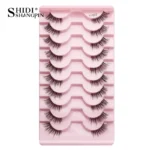 Half Fake Eyelashes 5/10 Half Lashes Soft Natural Cat Eye Lashes Makeup Tool Extension Fluffy Faux Cils maquiagem Half Lashes - Image 11