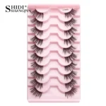 Half Fake Eyelashes 5/10 Half Lashes Soft Natural Cat Eye Lashes Makeup Tool Extension Fluffy Faux Cils maquiagem Half Lashes - Image 24