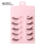 Half Fake Eyelashes 5/10 Half Lashes Soft Natural Cat Eye Lashes Makeup Tool Extension Fluffy Faux Cils maquiagem Half Lashes - Image 17