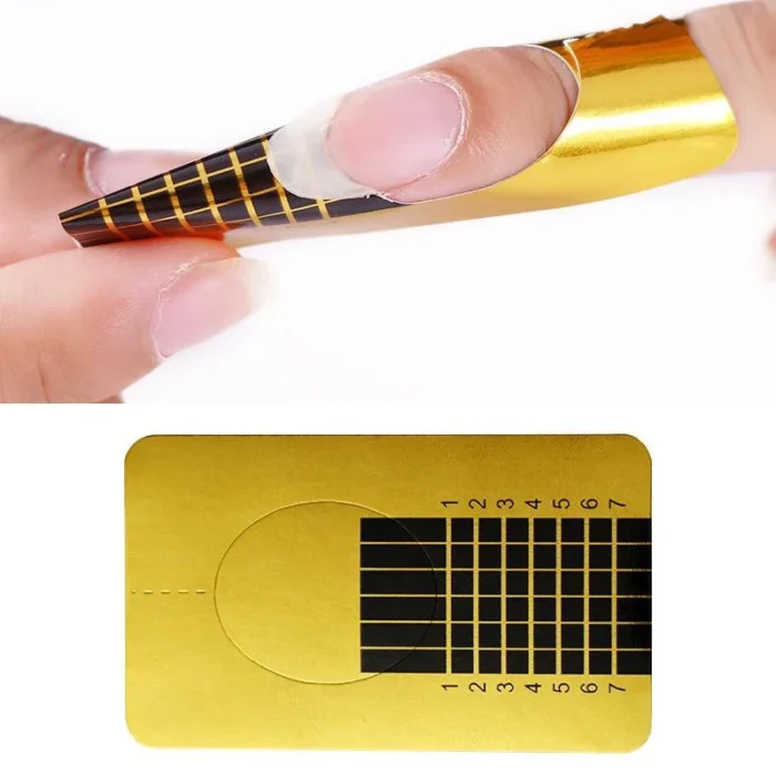 50/100 PCS/Roll French Nail Form For Extension Acrylic Gel Extension Mode Professional Manicure Nail Art Paper Holder Tools - Image 4