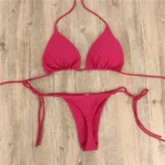 xgnvpy Swimsuit Women Sexy Bikini Set Push-up Padded Bra Thong Two-Piece Swimwear Beachwear Bathing Suit Stylish Femme - Image 12