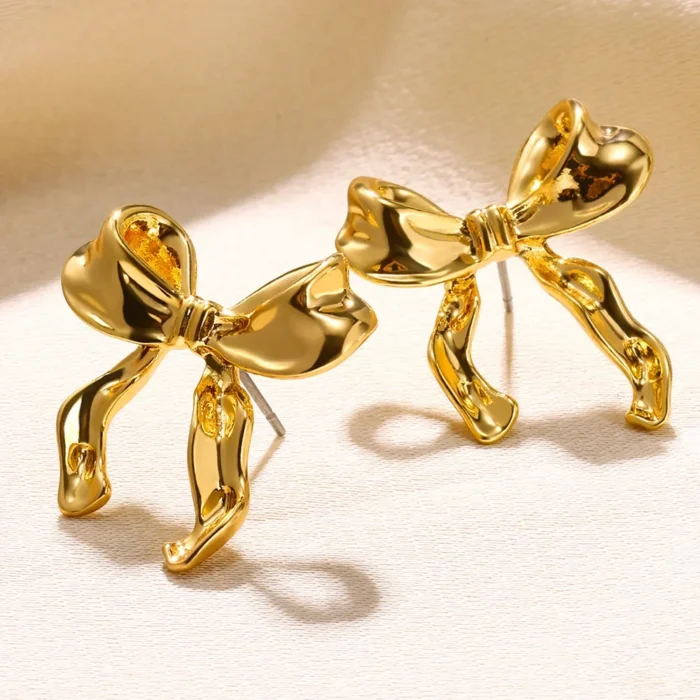 Stainless Steel Earring for Women Heart Zircon Gold Color Hoop Earrings Vintage Waterproof Ear Piercing Jewelry Accessories Gift - Image 31