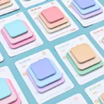 Multicolor Memo Pad 3 Size Adhesive Notepad Decal Scrapbooking DIY Diary Sticky Note Office School Supplies Kawaii Stationery - Image 2