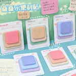 Multicolor Memo Pad 3 Size Adhesive Notepad Decal Scrapbooking DIY Diary Sticky Note Office School Supplies Kawaii Stationery - Image 3