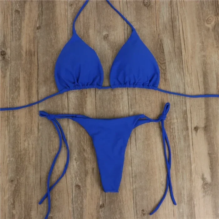 xgnvpy Swimsuit Women Sexy Bikini Set Push-up Padded Bra Thong Two-Piece Swimwear Beachwear Bathing Suit Stylish Femme - Image 19