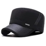 Warm Winter Baseball Cap Sport Golf Military Flat Hat Caps For Men Snapback Casquette Bones Dad Cap Gorras Earflaps wholesale - Image 7