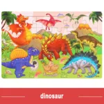 Logic Thinking Intellectual Wooden Game Puzzle Jigsaw Animal Vehicle Cartoon Early Educational Toys For Kids Children Gift - Image 8