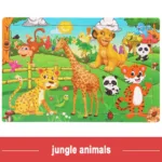 Logic Thinking Intellectual Wooden Game Puzzle Jigsaw Animal Vehicle Cartoon Early Educational Toys For Kids Children Gift - Image 7