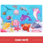Logic Thinking Intellectual Wooden Game Puzzle Jigsaw Animal Vehicle Cartoon Early Educational Toys For Kids Children Gift - Image 10