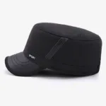 Warm Winter Baseball Cap Sport Golf Military Flat Hat Caps For Men Snapback Casquette Bones Dad Cap Gorras Earflaps wholesale - Image 3