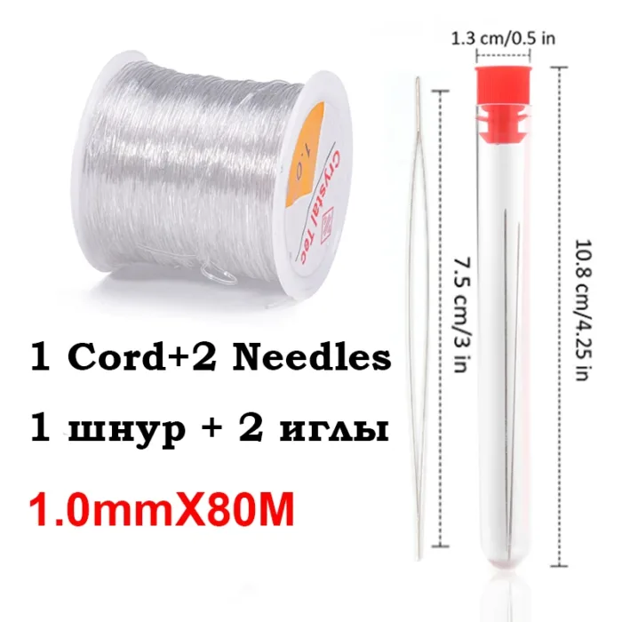 Louleur Plastic Crystal DIY Beading Stretch Cords Elastic Line Jewelry Making Supply Wire String jeweleri thread String Thread - Image 20