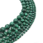 Natural Green Malachite Stone Round Loose Beads 4 6 8 10 12 14mm For Jewelry Making Bracelet Necklace Diy  Strand 15" Wholesale - Image 4