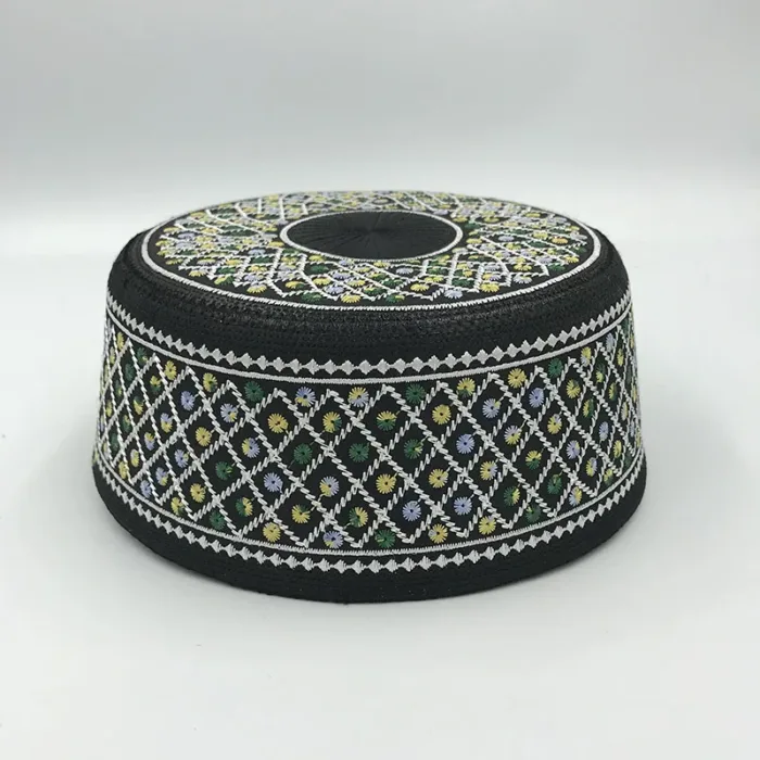New Muslim Men Prayer Hats Cotton Embroidery Leisure Saudi Arabia Islamic Hat muslim turban Jewish Cap Men Headscarf Clothing - Image 20
