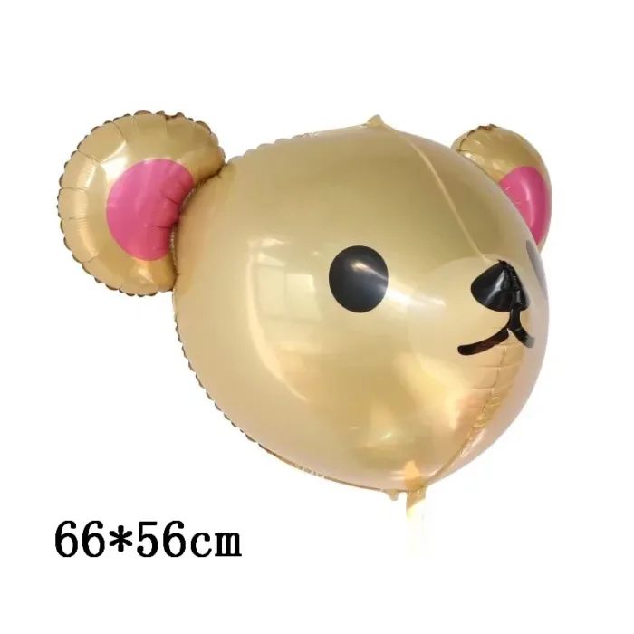 Love Heart Bear Foil Balloons Happy Birthday Valentine’s Day Party Decor Air Helium Globos Wedding Decorations Kids Toys Balloon - Image 44