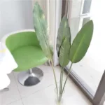85-105CM Artificial Banana Leaf Plastic Tropical Plant Palm Tree Flower Arrangement Art Material For Home Wedding Photography - Image 2