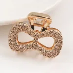 Exquisite Hair Clips Bowknot For Women Jewelry Bow Tie Rectangular Semicircle Heart Shape Wedding Accessories Headwear Gift - Image 4
