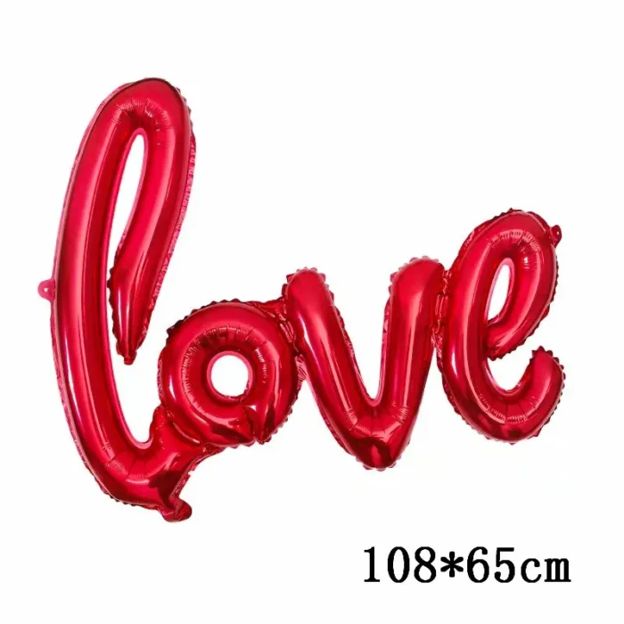 Love Heart Bear Foil Balloons Happy Birthday Valentine’s Day Party Decor Air Helium Globos Wedding Decorations Kids Toys Balloon - Image 41