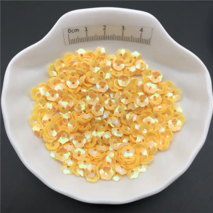 30g/Lot 6mm Cup Plum Blossom Loose Sequins Paillettes For Sewing ,Shoes,Hat,Kids DIY,Crafts Accessories Wholesale - Image 20