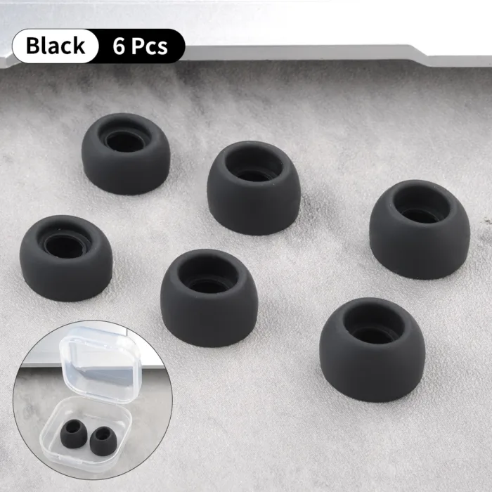 6Pcs Silicone Ear Tips for Realme Air Buds 2 Eartips Realme Buds Air Pro True Wireless Earbuds Tips Earphone Ear Cap Anti-Slip - Image 8
