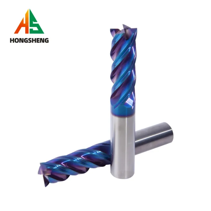 HRC65 CNC Carbide End Mills 4 Flute Tungsten Machine Cutter Tools Metal Steel Key Face Square Router Bit Carbide Milling Cutter - Image 5