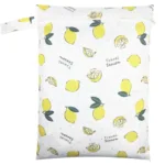 Waterproof Reusable Wet Bag Printed Pocket Nappy Organizers Travel Wet Dry Bags 25x20cm Small Diaper Bag Wet Clothing Mommy Bag - Image 23