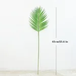 Artificial Single Palm Leaf Fake Tropical Plants Simulation Monstera Branch Flower Arrangement Accessori Hotel Home House Decor - Image 15