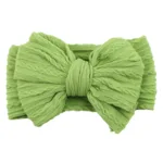 Solid Cable Bow Baby Headband for Child Nylon Layers Headwear Kids Elastic Turban Headwraps Newborn Boys Girls Hair Accessories - Image 12