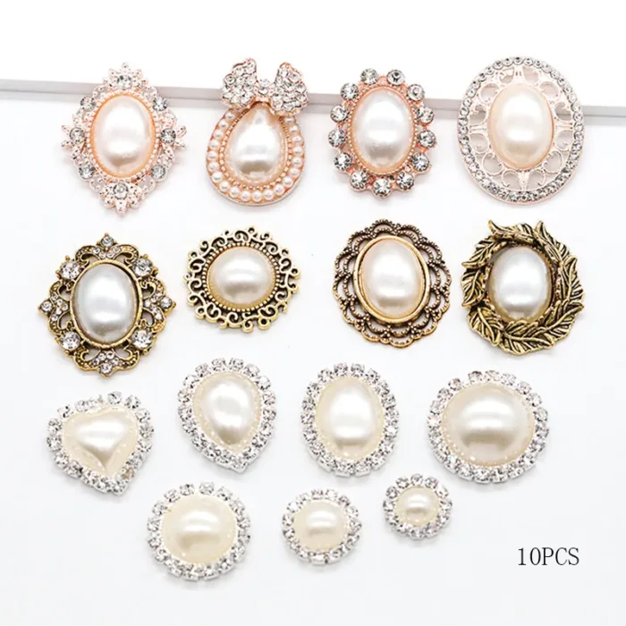 Mixed multi-choice 10pcs jewelry art design handmade flower jewelry DIY anniversary ladies gifts jewelry accessories and parts - Image 1
